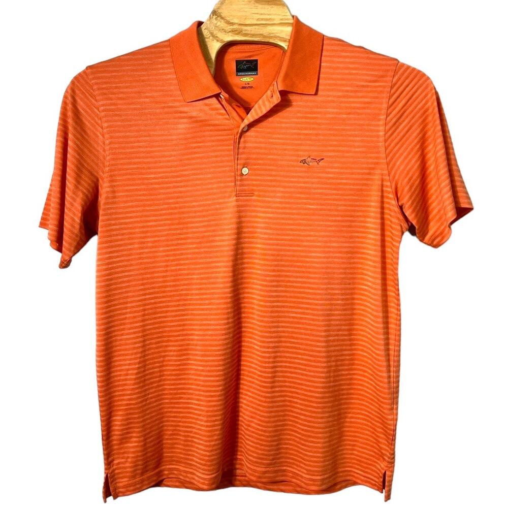 Greg Norman Orange Polo Shirt - Size L